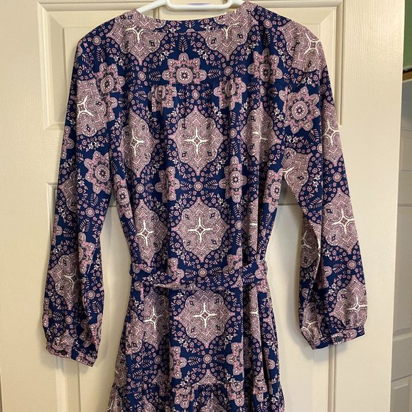 Loft Tie Waist Dress - Picture 3 of 5